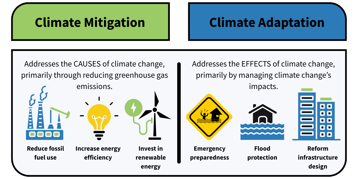 Adaptation vs Mitigation