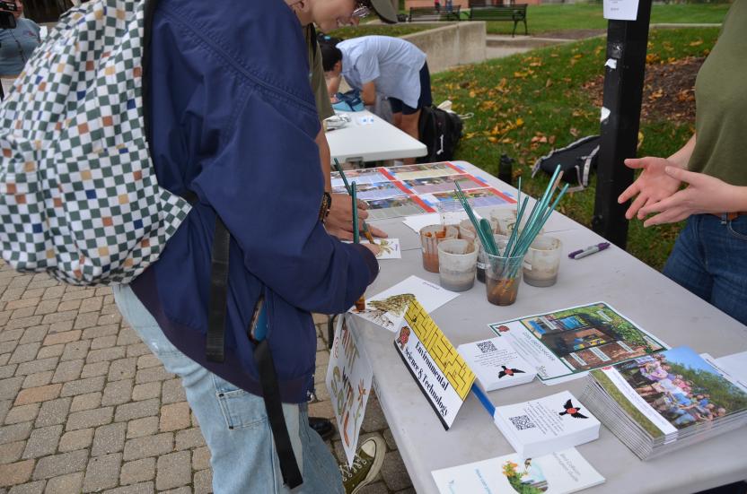 Soil painting with the Department of Environmental Science and Technology