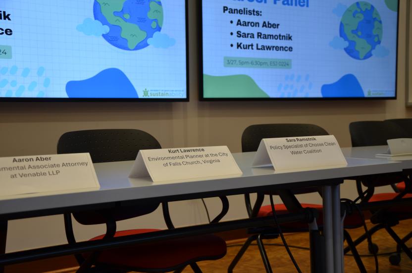 Panelist name cards