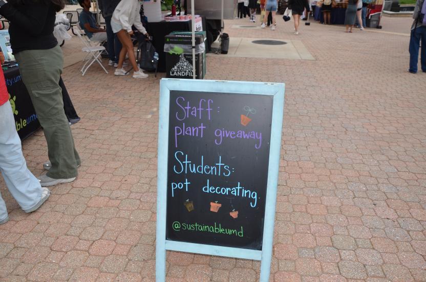 Signage at the event