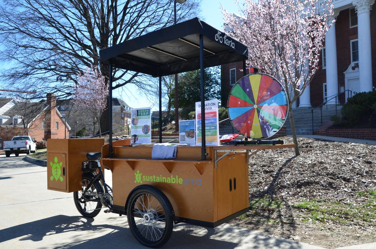 Outreach Bike at Terp to Terp Event 