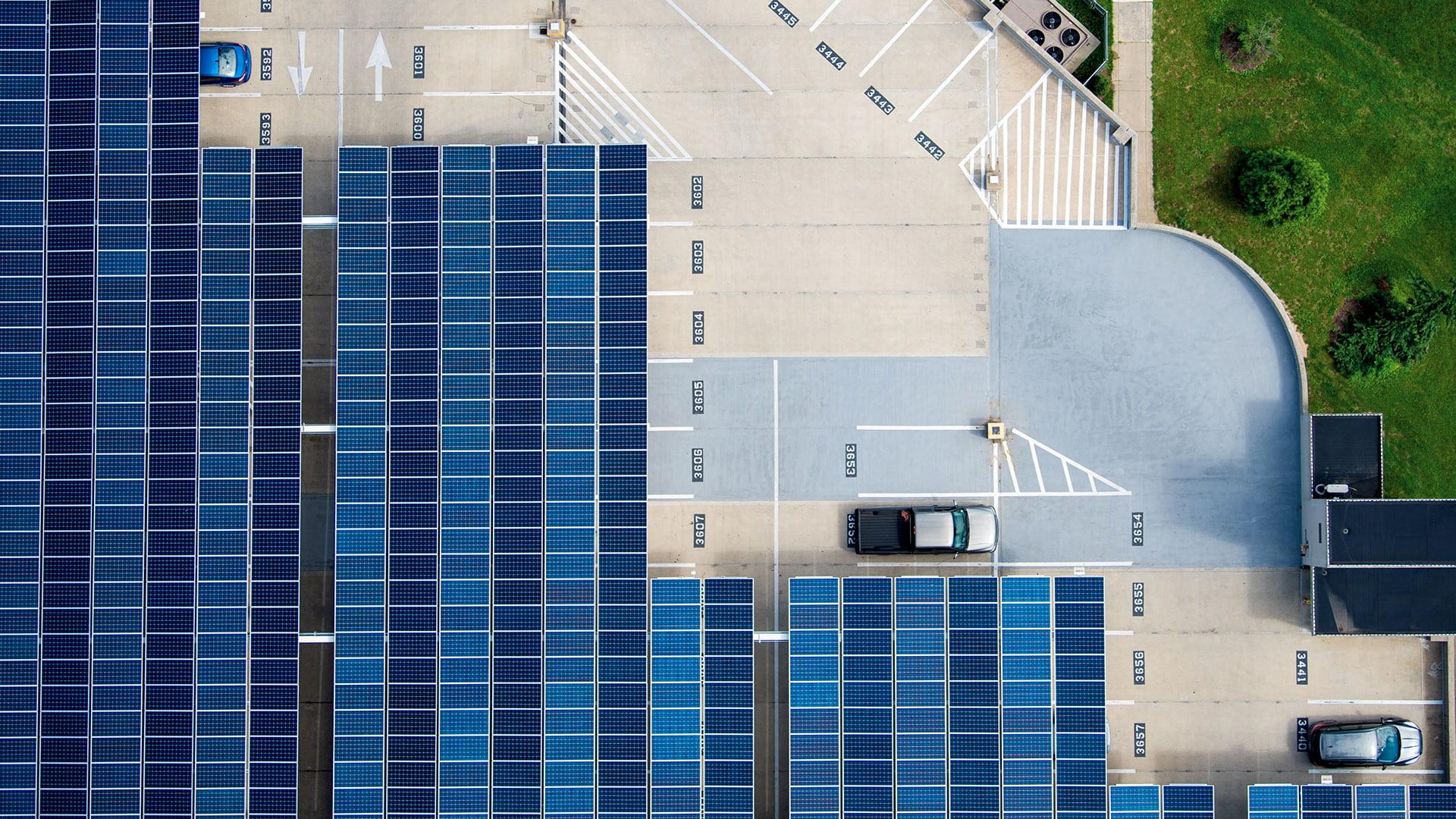 solar canopy garage