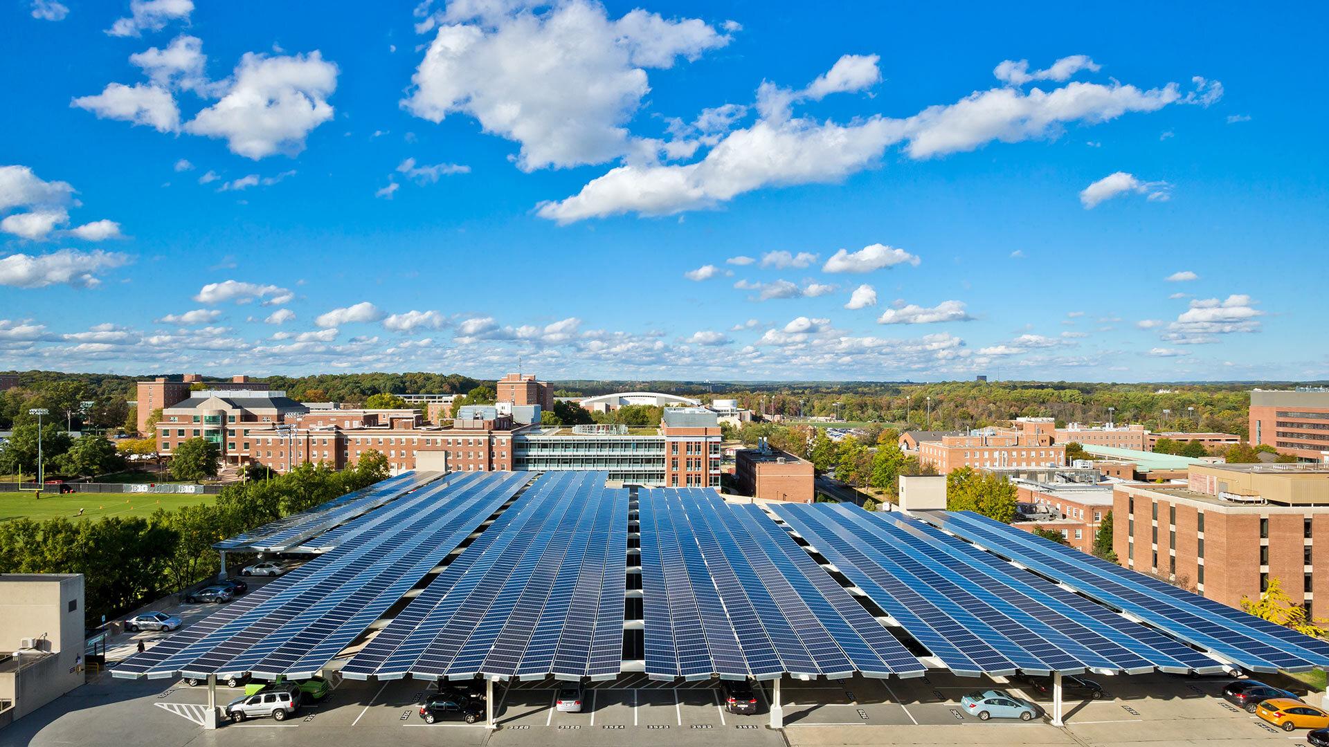 Regents Garage Solar Panels