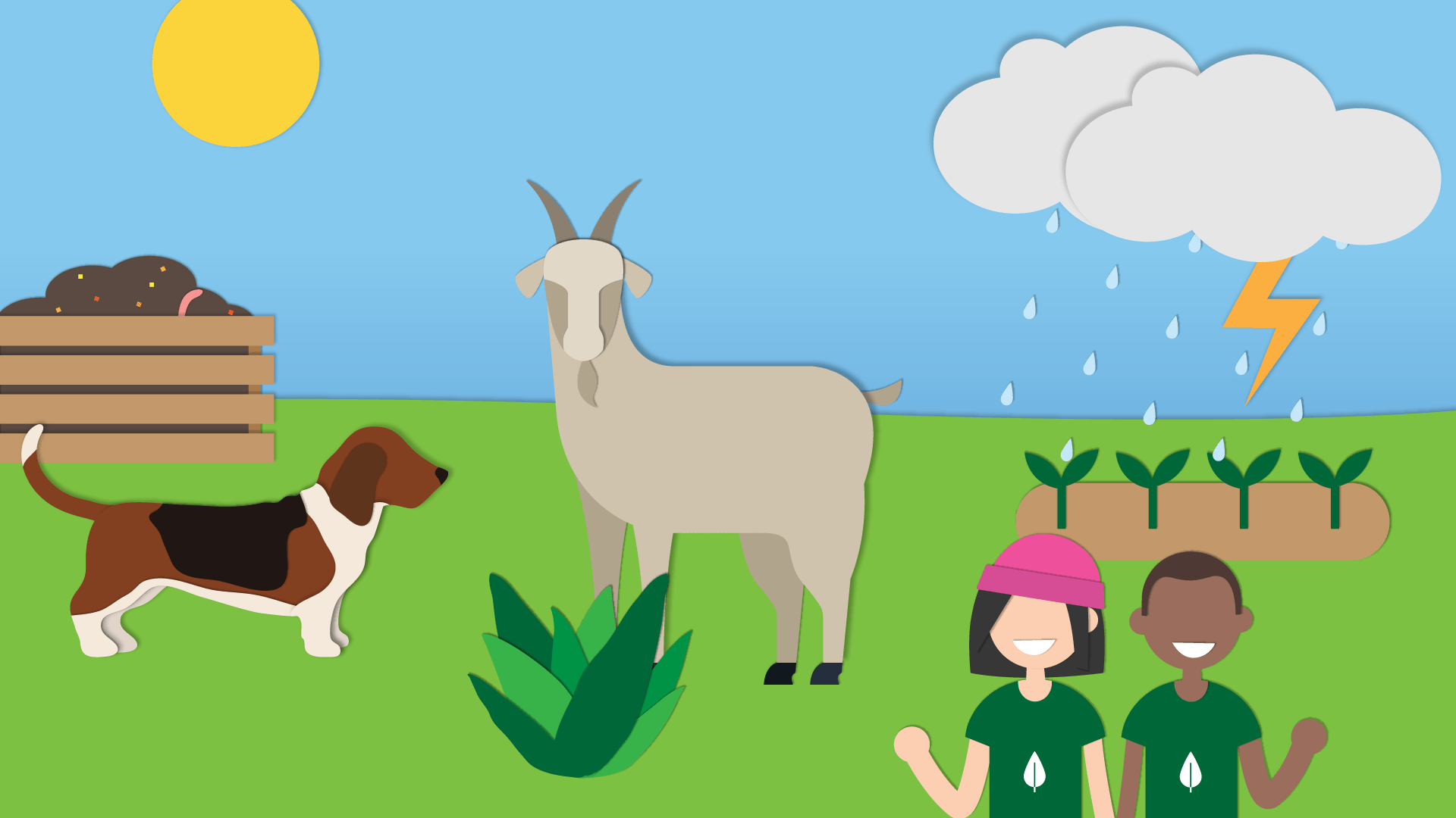 Sustainability Infographic, credit Valerie Morgan