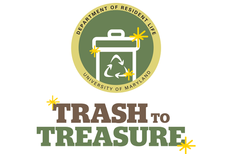 UMD ResLife Trash to Treasure Logo