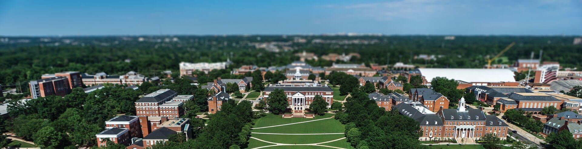 UMD Main Campus Aerial (McKeldin Mall)