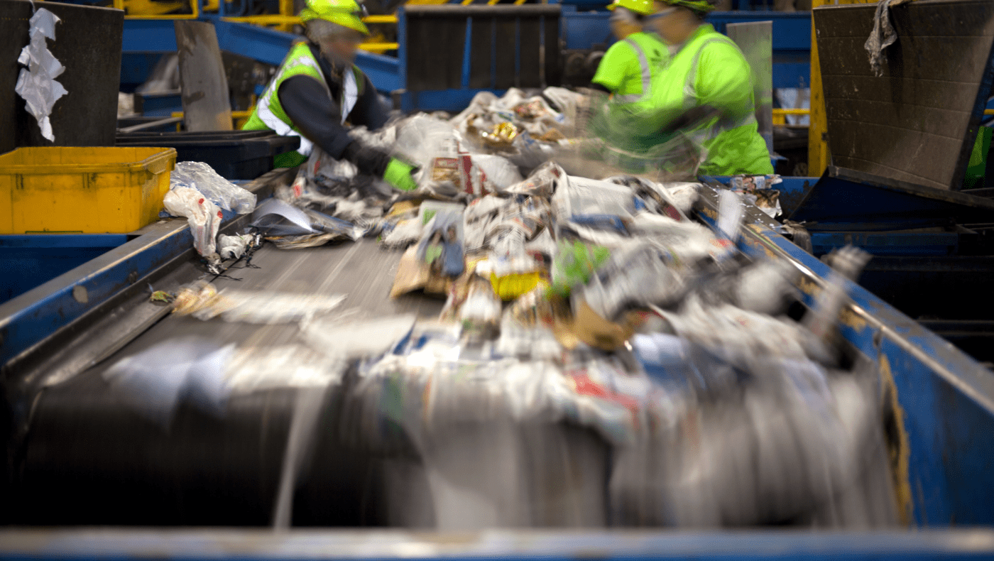 Stock image recycling facility