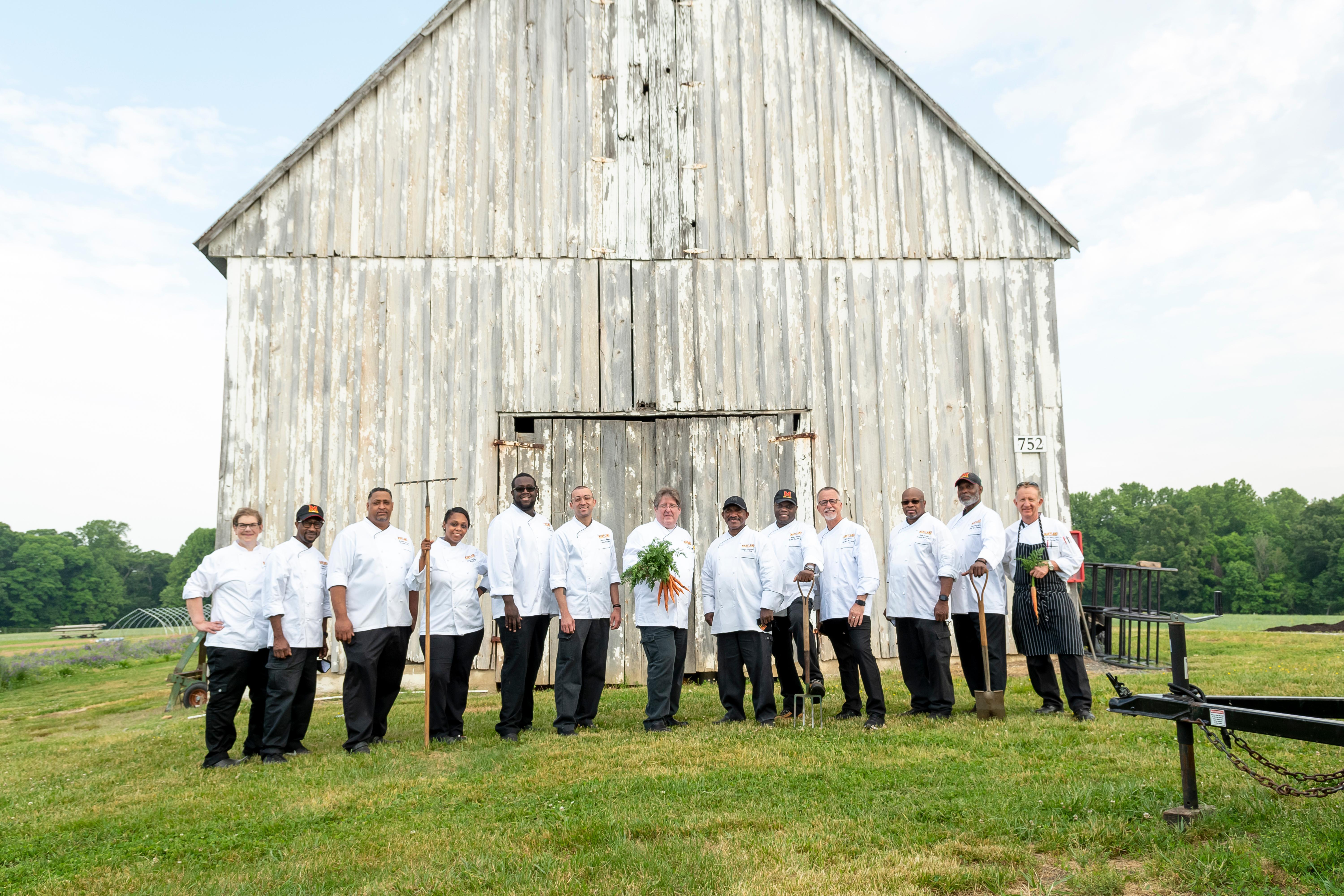 Culinary team visits Terp Farm