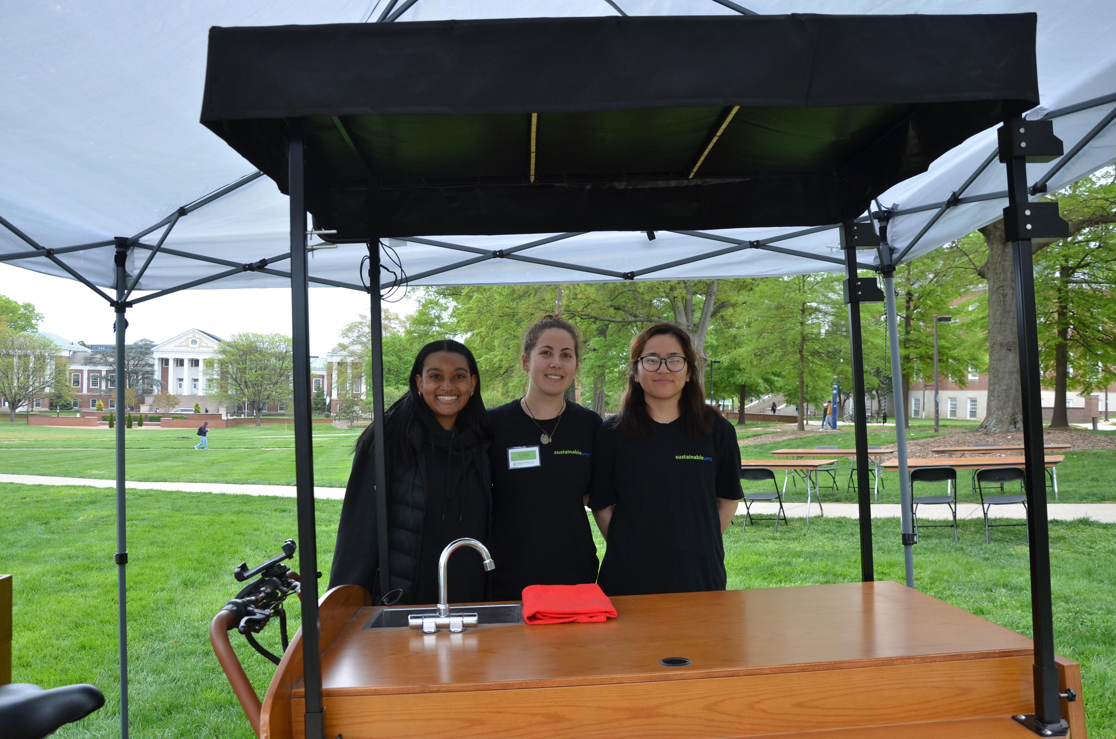 OS staff posing at the Outreach Bike