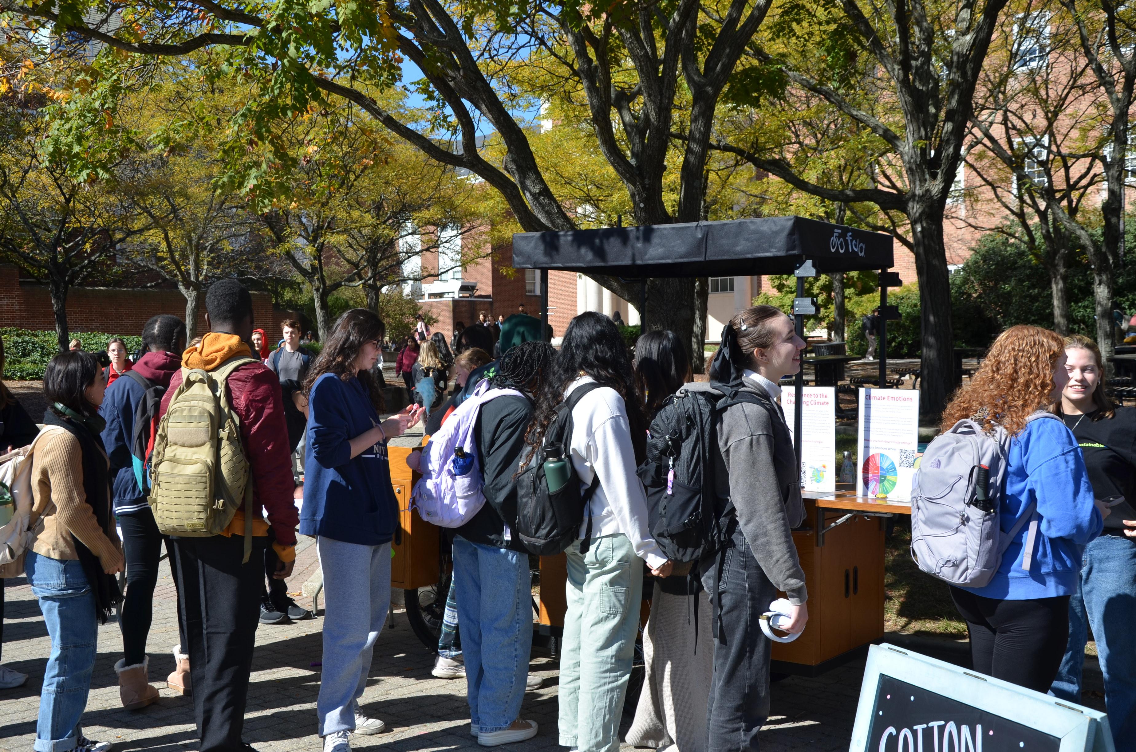 Students at Campus Sustainability Month