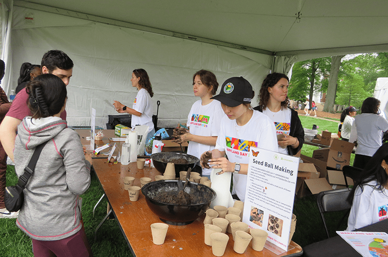 Sustainable Volunteers at MD Day