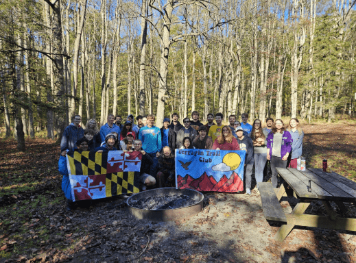 Terrapin Trail Club pose outside