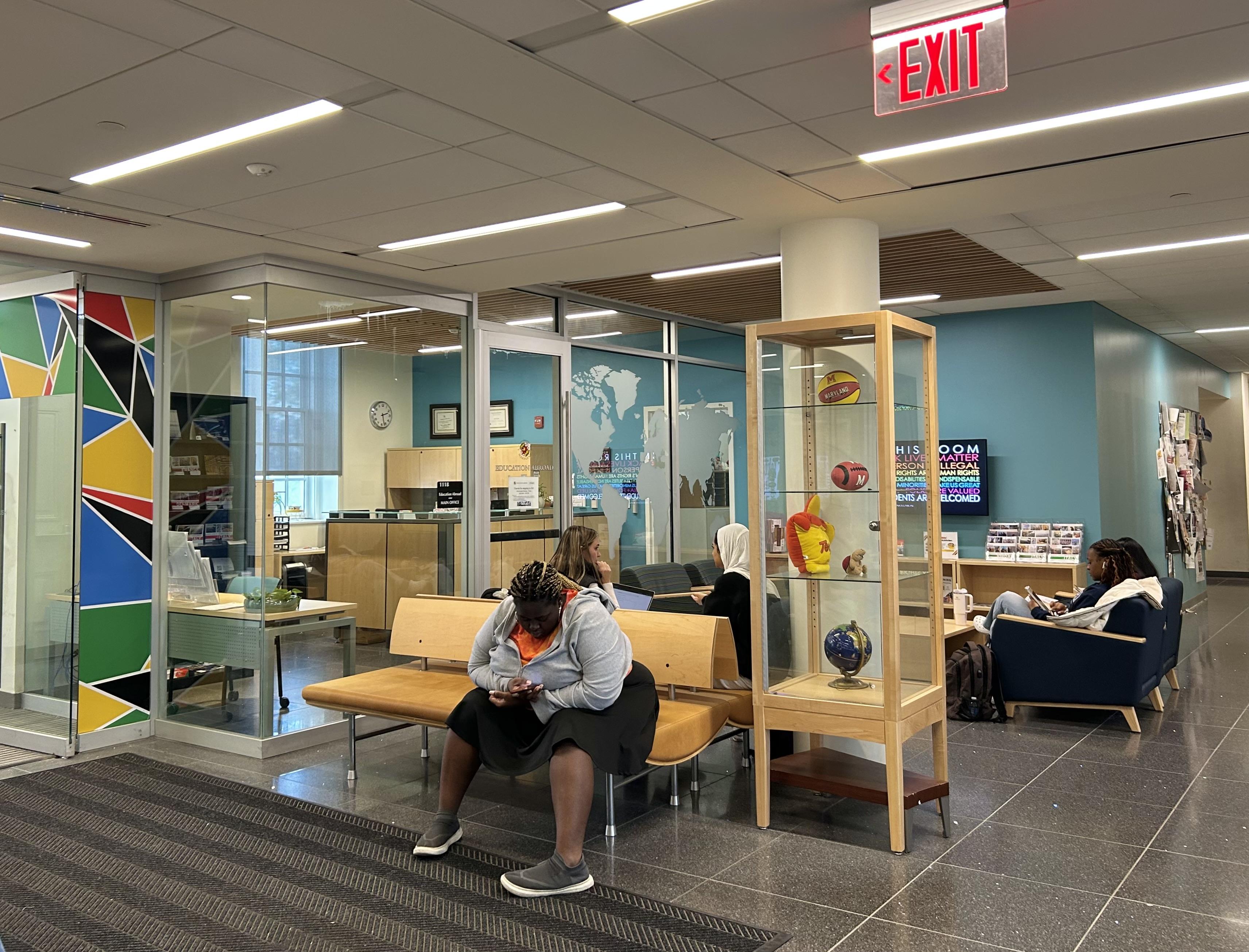 Photo of the education abroad office in H.J. Patterson Hall.