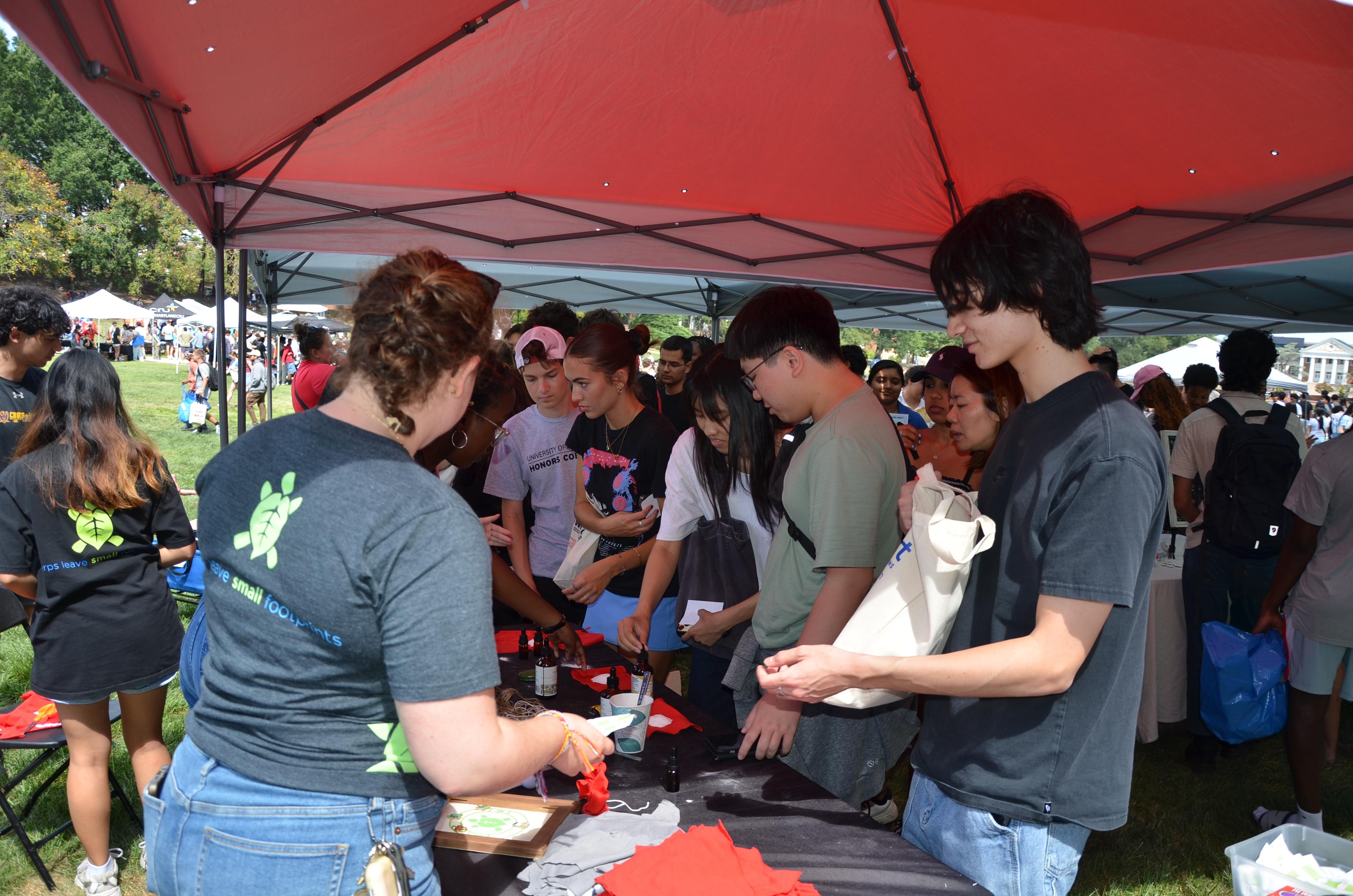 Students at Free Fest