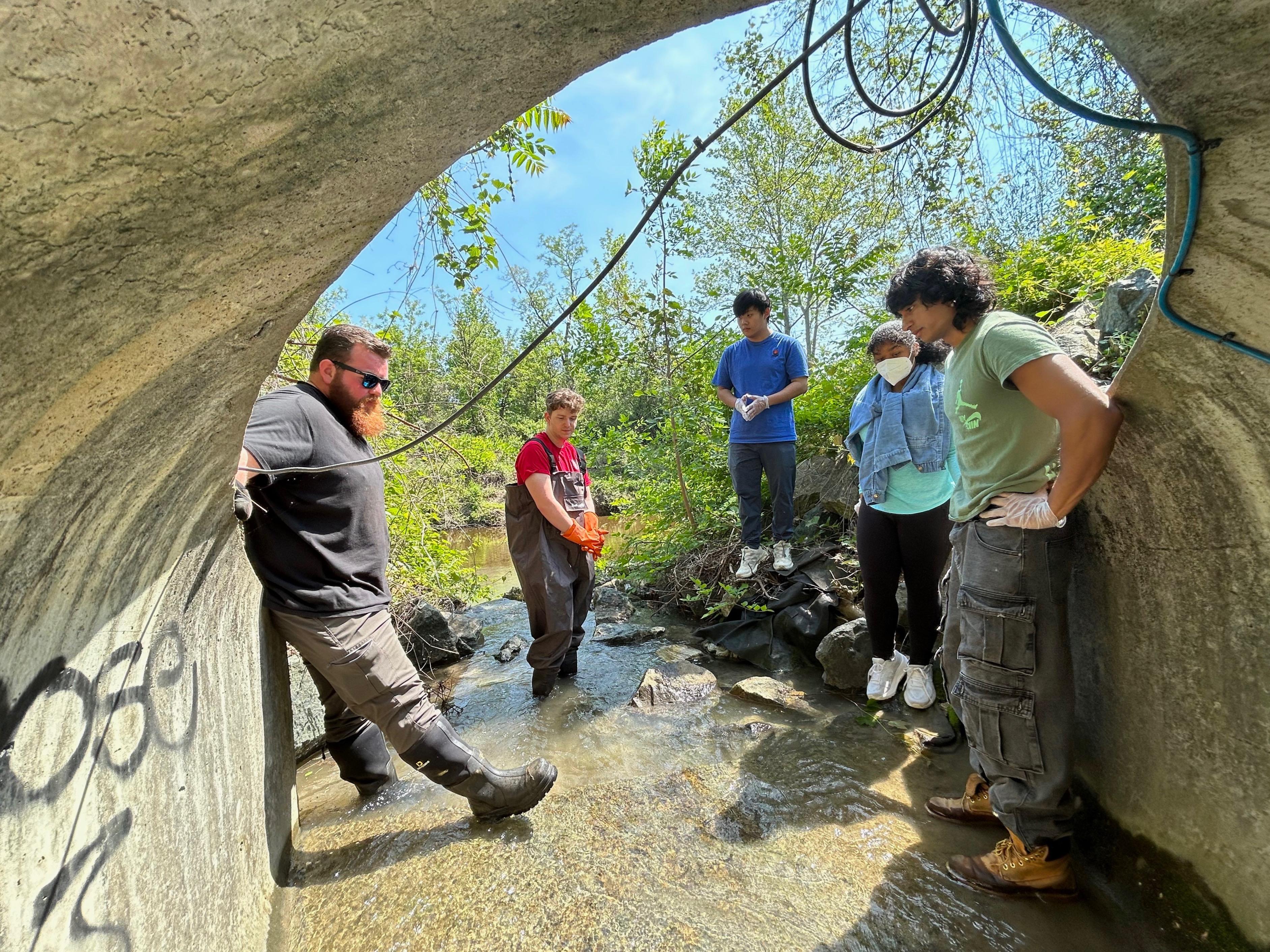 Team and Facility Support at outfall